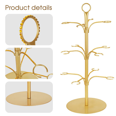 ALIMOTA Cocktail Tree Stand space-saving base fits compact bars.