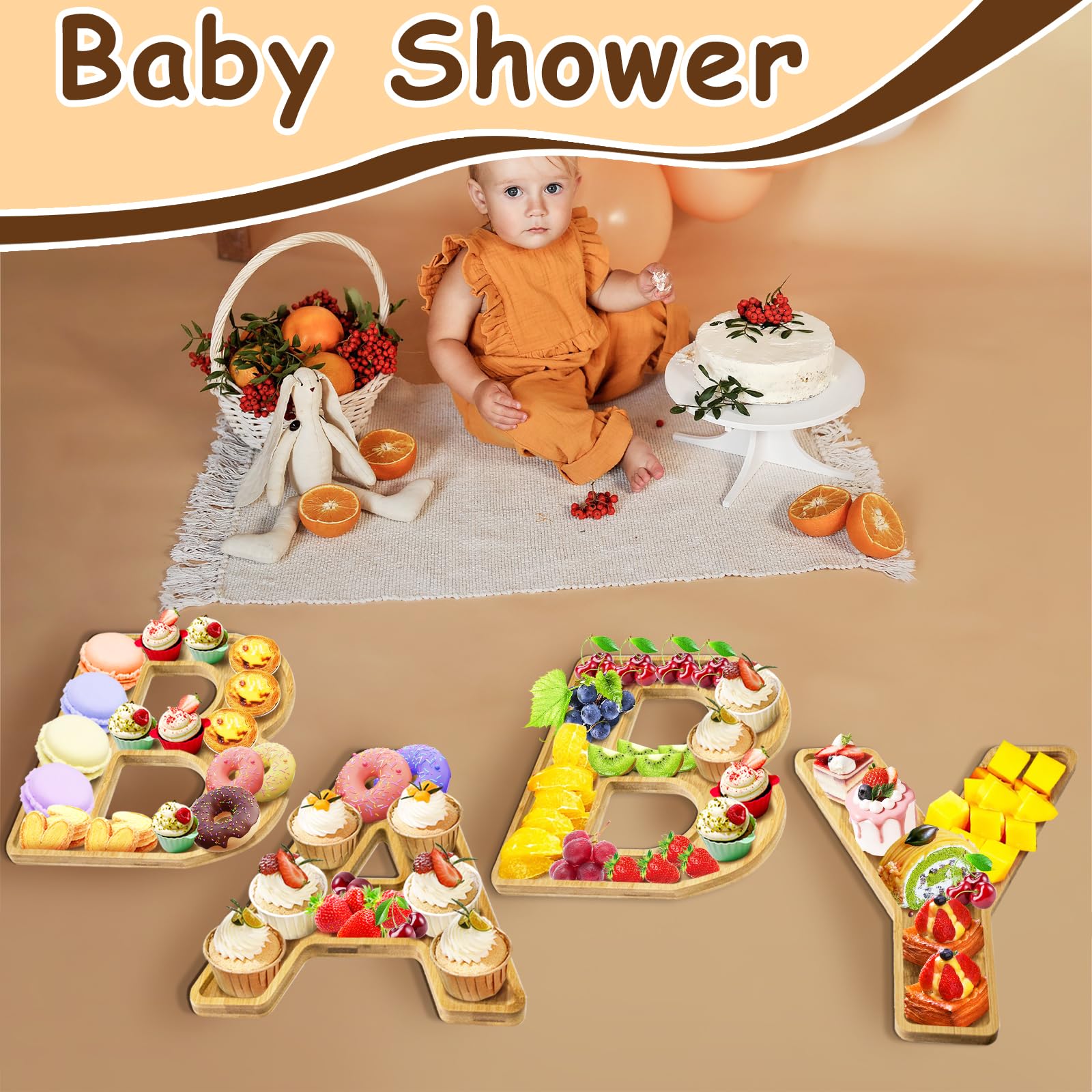 Alimtee large charcuterie display letters offer practical beauty for parties.