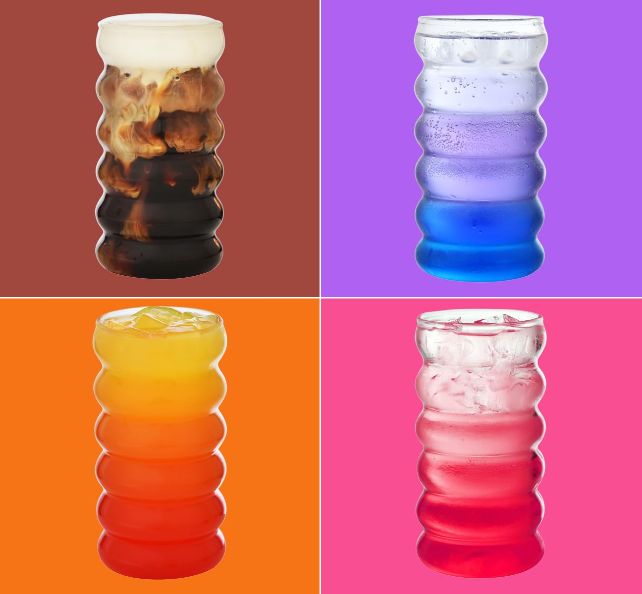 ALINK dishwasher-safe glass cups simplify cleanup after meals.