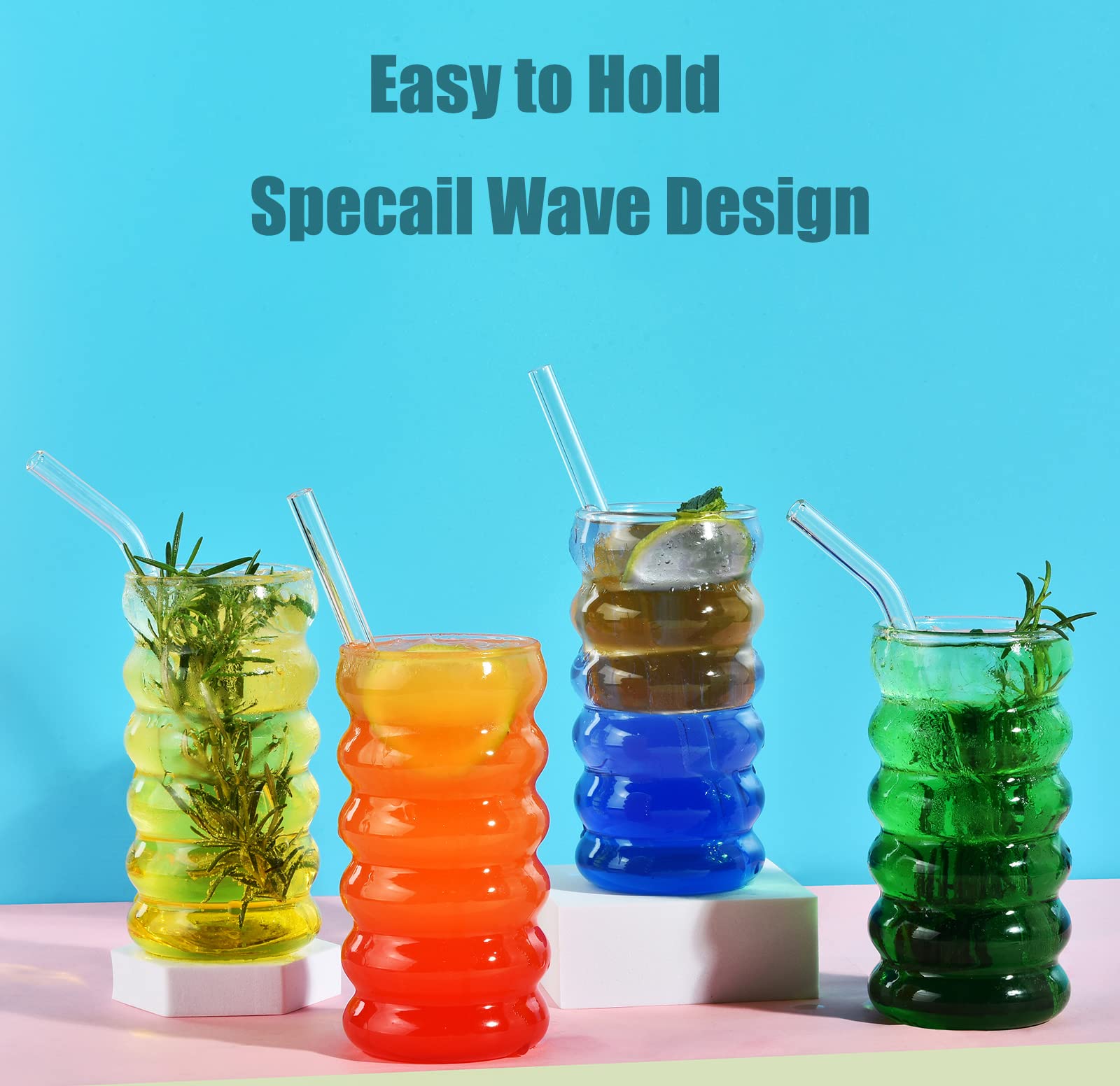 ALINK borosilicate glass offers durable clarity for daily use.