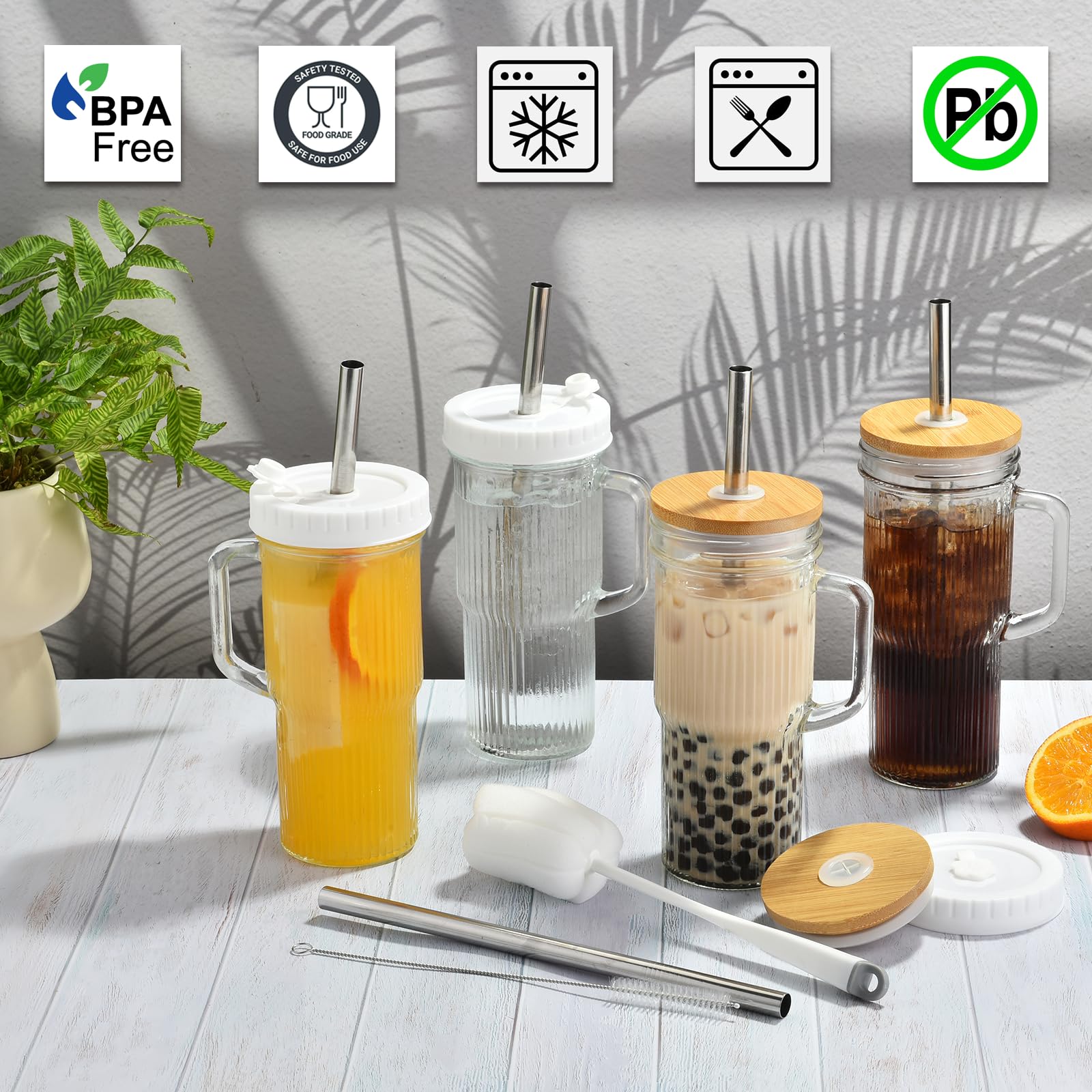 Ideal for tea iced coffee smoothies and bubble tea