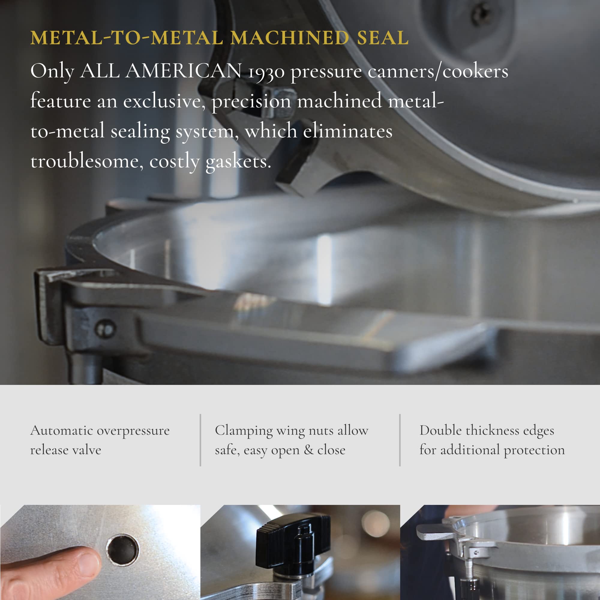 All American 1930 durable edges protect wear points for longevity.