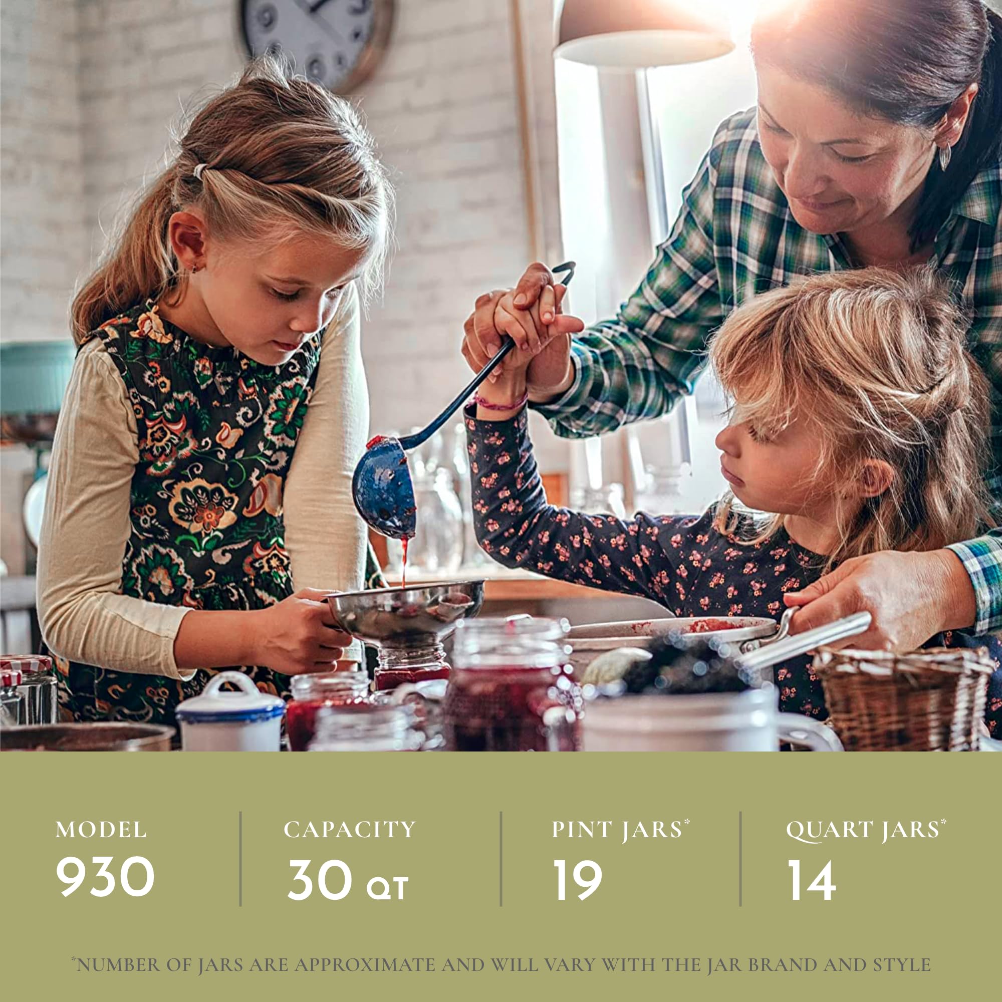 All American 1930 satin finish body ready for easy cleaning and long-lasting use.