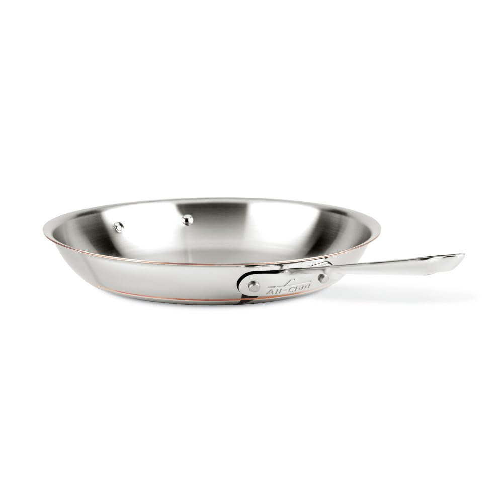 All-Clad Copper Core 12-inch fry pan overview with premium build and polished finish.