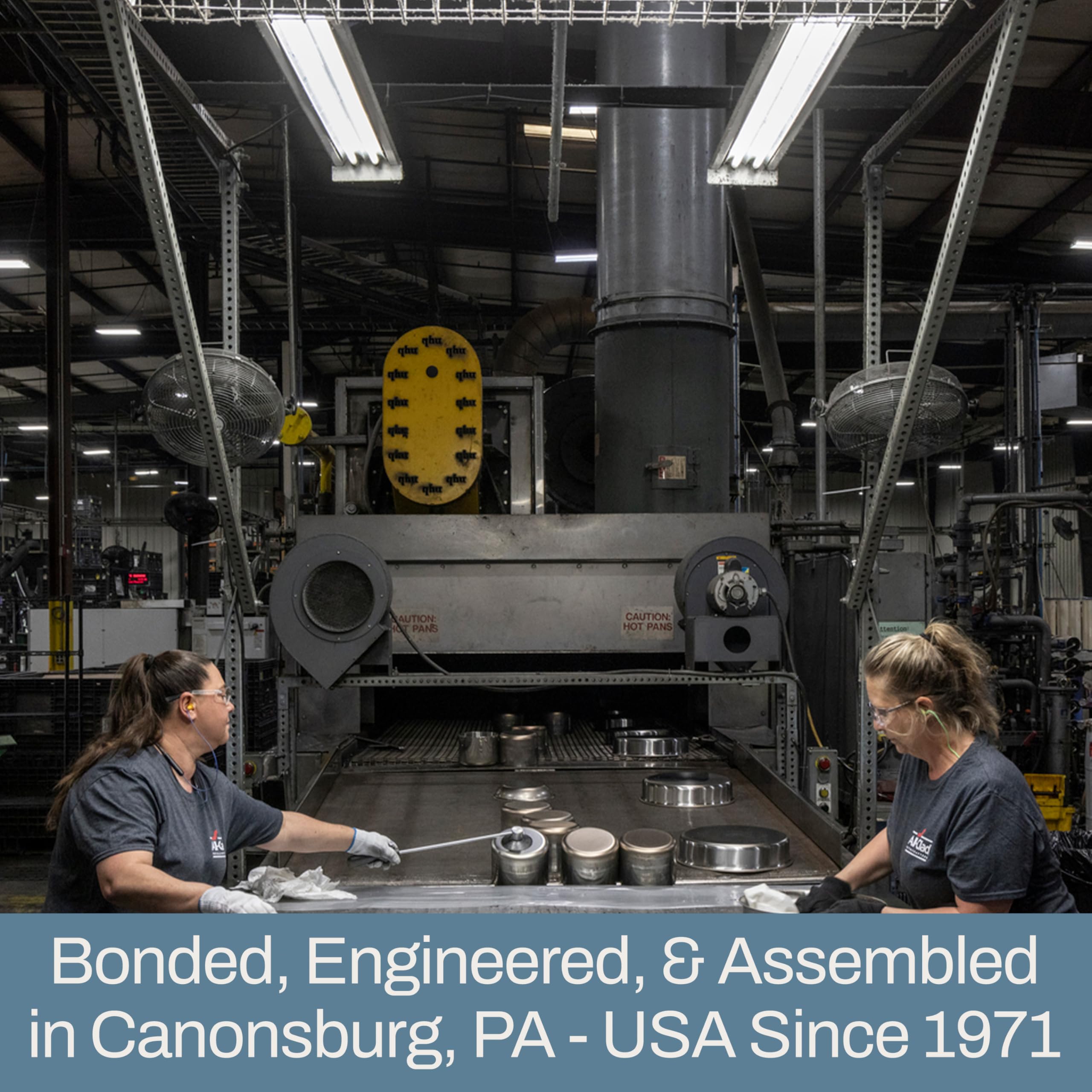 All-Clad D3 pan and lid on countertop, durable everyday cookware.