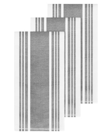 All-Clad Dual-Purpose Towels three-pack, 25% larger for extra coverage.