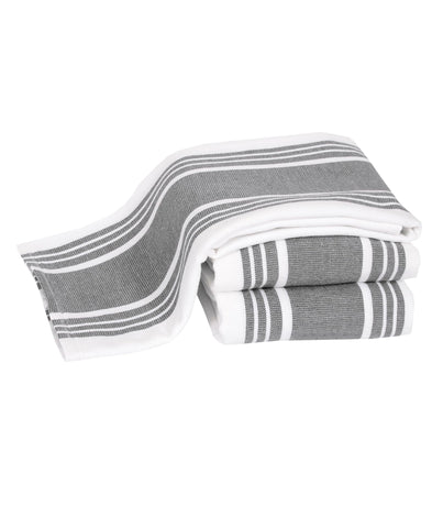 All-Clad Dual-Purpose Towels with absorbent terry loops for spills and drying.
