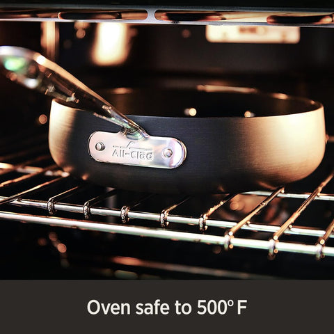 All-Clad HA1 dishwasher-safe roaster for quick post-meal cleanup.