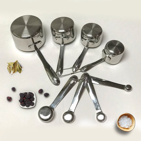 All-Clad measuring spoons 1 tsp—clear markings speed recipe checks.