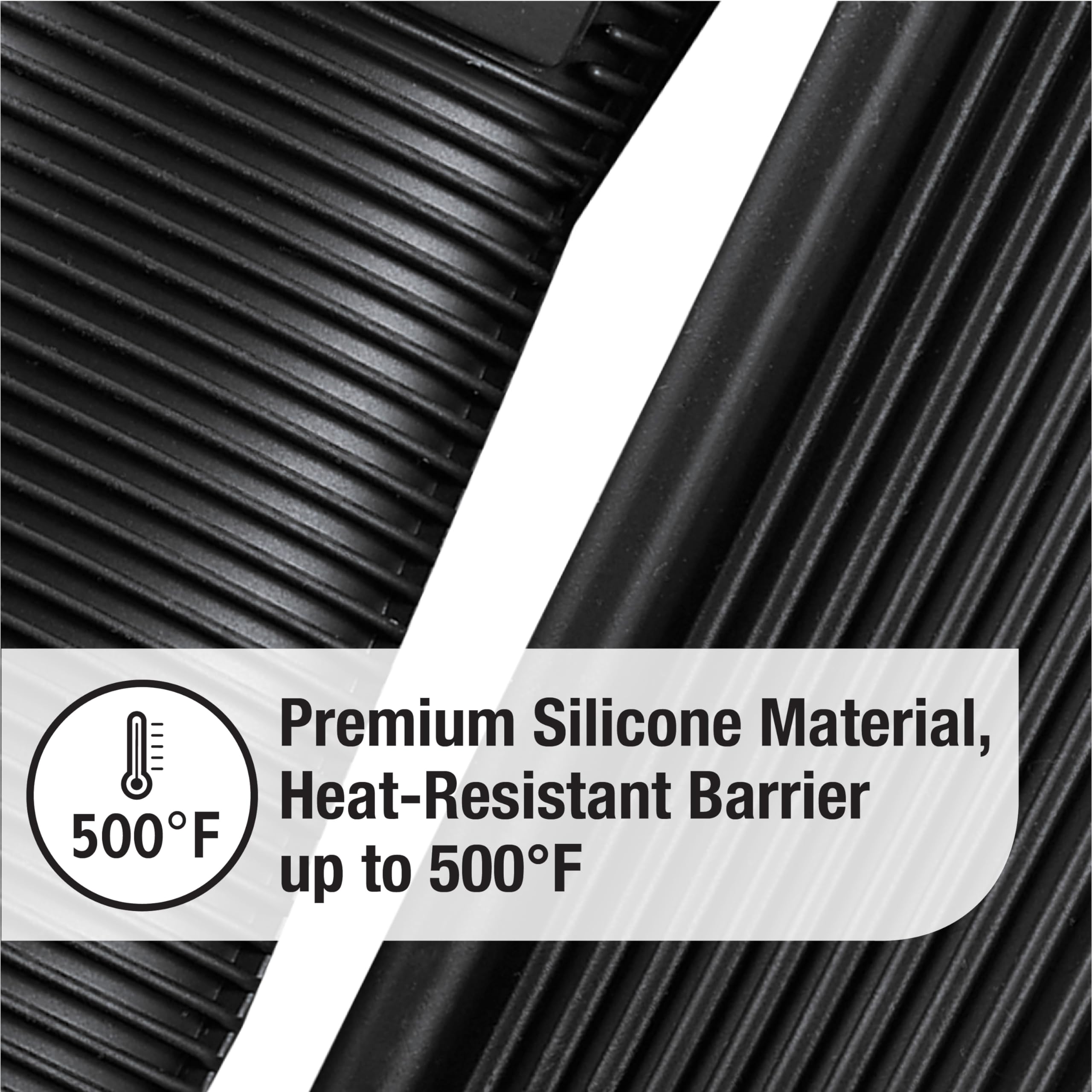 All-Clad pot holder grip delivers a slip-free, comfortable lifting experience.