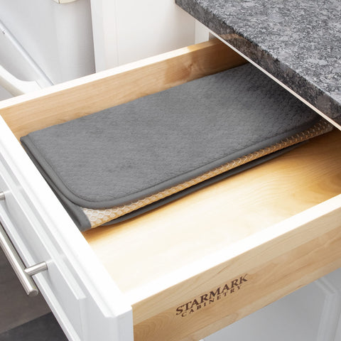 All-Clad dish drying mat machine washable for easy cleaning