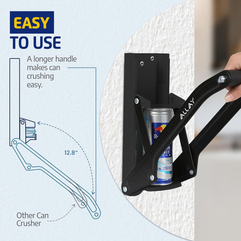 Allay installation diagram showing quick wall-mount setup for easy mounting.
