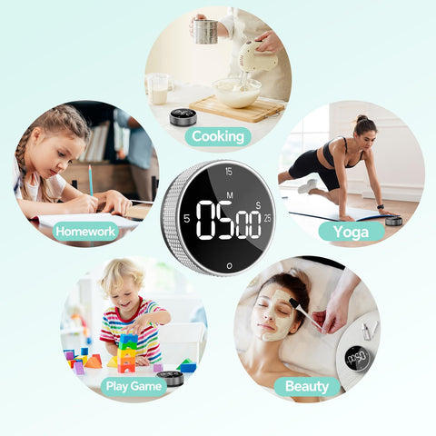 Allbean timer volume levels for adjustable alerts in any room