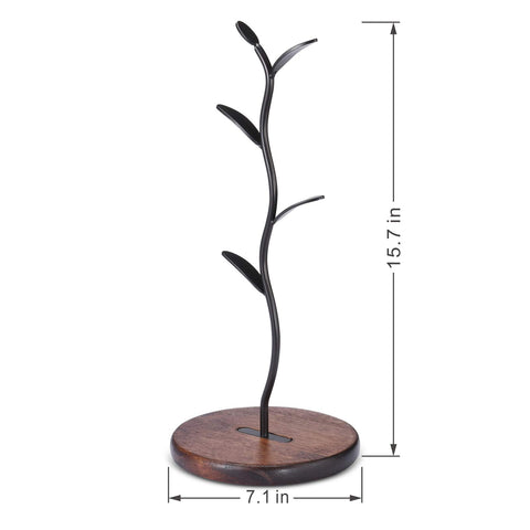 ALLCENER Multipurpose rack can also display jewelry and small accessories.