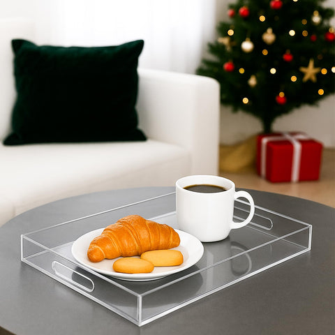 Allhercom display tray helps organize accessories and display pieces.
