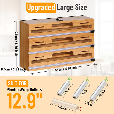 Compact dimensions fit neatly on counters or inside cabinets.