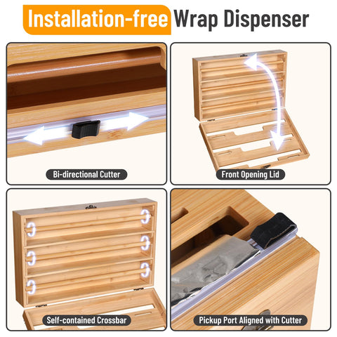 Compatible with 12.9-inch rolls from Reynolds, Glad, and more.