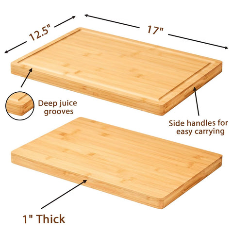 Allsum cutting board handles for easy lifting and transportation