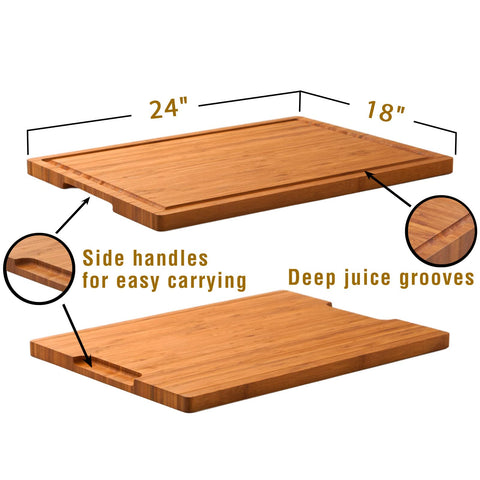 Allsum cross-grain structure cutting board emphasizing durability