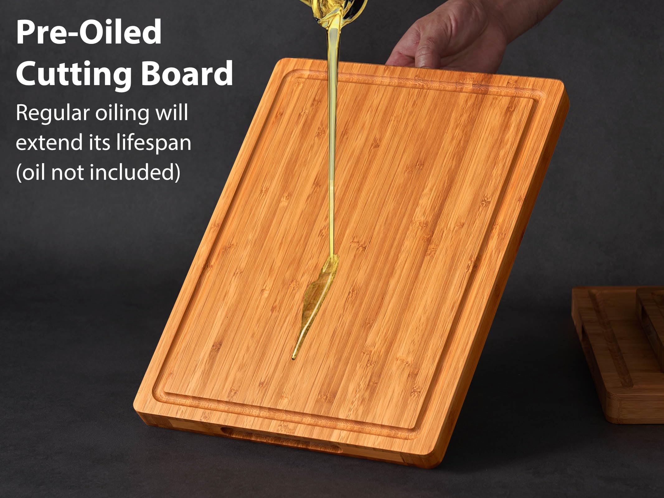 Allsum easy-clean cutting boards suitable for quick rinsing and air-drying after use.