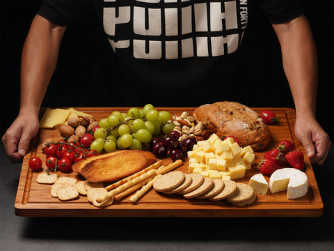 Allsum slim reversible board for dual prep surfaces