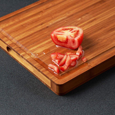 allsum bamboo cutting board easy to clean and handwash friendly