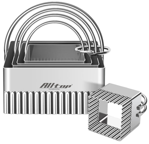 ALLTOP 4 cm fluted-edge cutter creates precise scalloped shapes