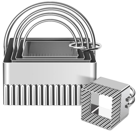 ALLTOP 5-piece biscuit cutter set with handle for easy baking prep