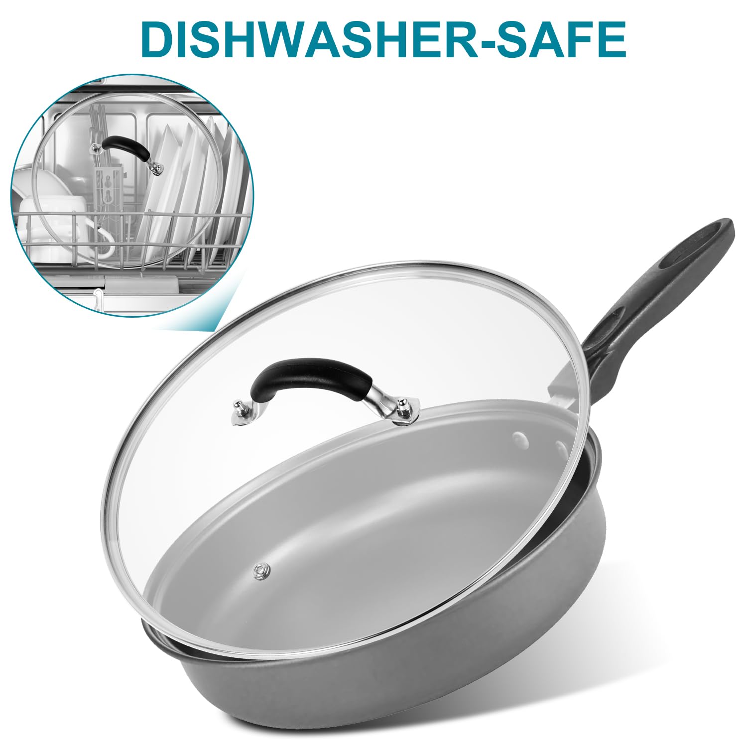 ALLWIN dishwasher-safe lid for simple cleanup after meals.
