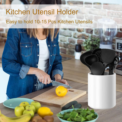 Allybyme utensil holder versatile vase use with plants