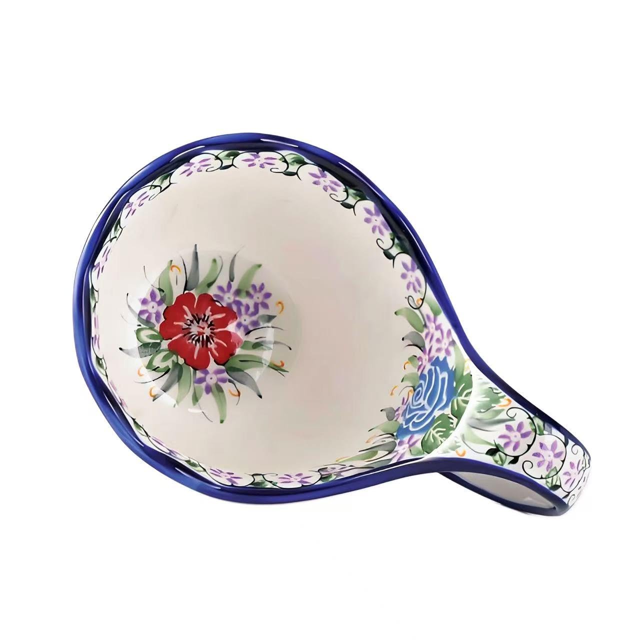 ALMA Blue Bloom Waltz cereal bowl with floral pattern for cozy mornings.