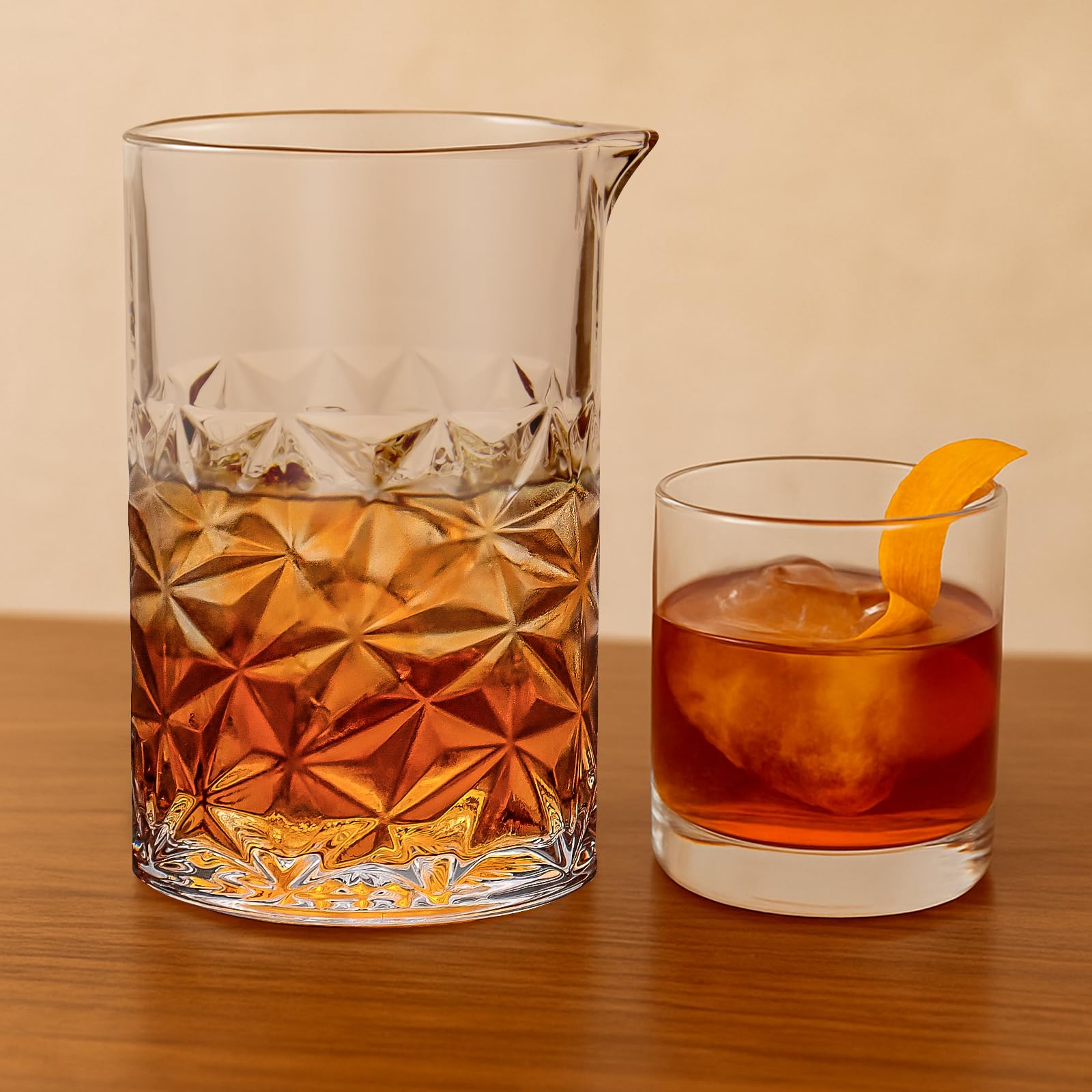 Almagic lead-free crystal glass supports long lasting everyday bar use.