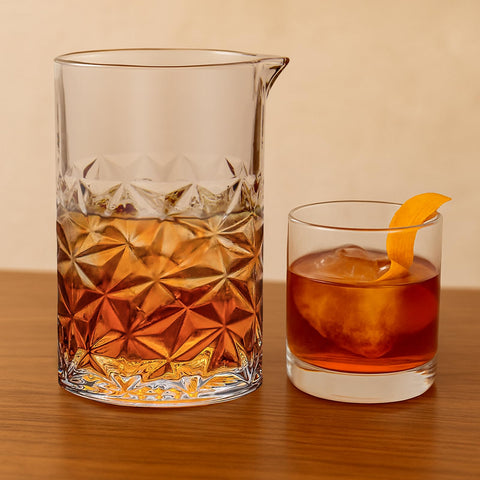 Almagic lead-free crystal glass supports long lasting everyday bar use.