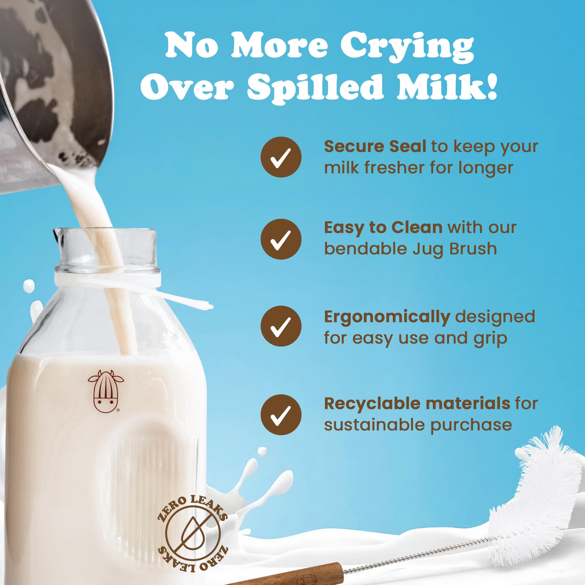 Almond Cow Nut Milk Maker in use, fresh plant-based milk ready to pour