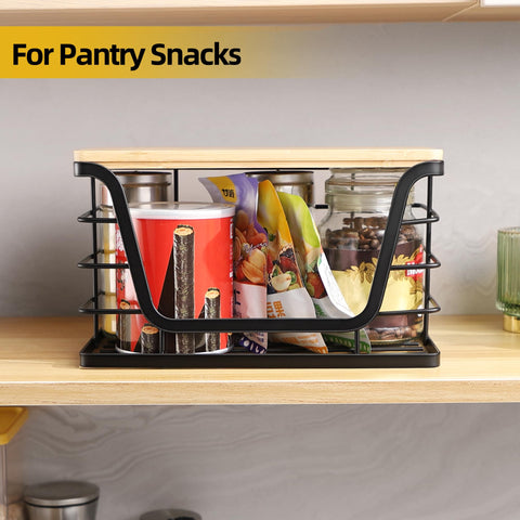 ALOCEO kitchen pantry organizer keeps items visible and accessible daily.