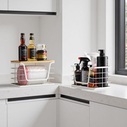 ALOCEO multi-use storage solution versatile for kitchen, closet, or laundry.