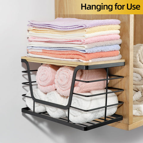 ALOECO space-saving stackable design maximizes vertical storage in kitchen or laundry.