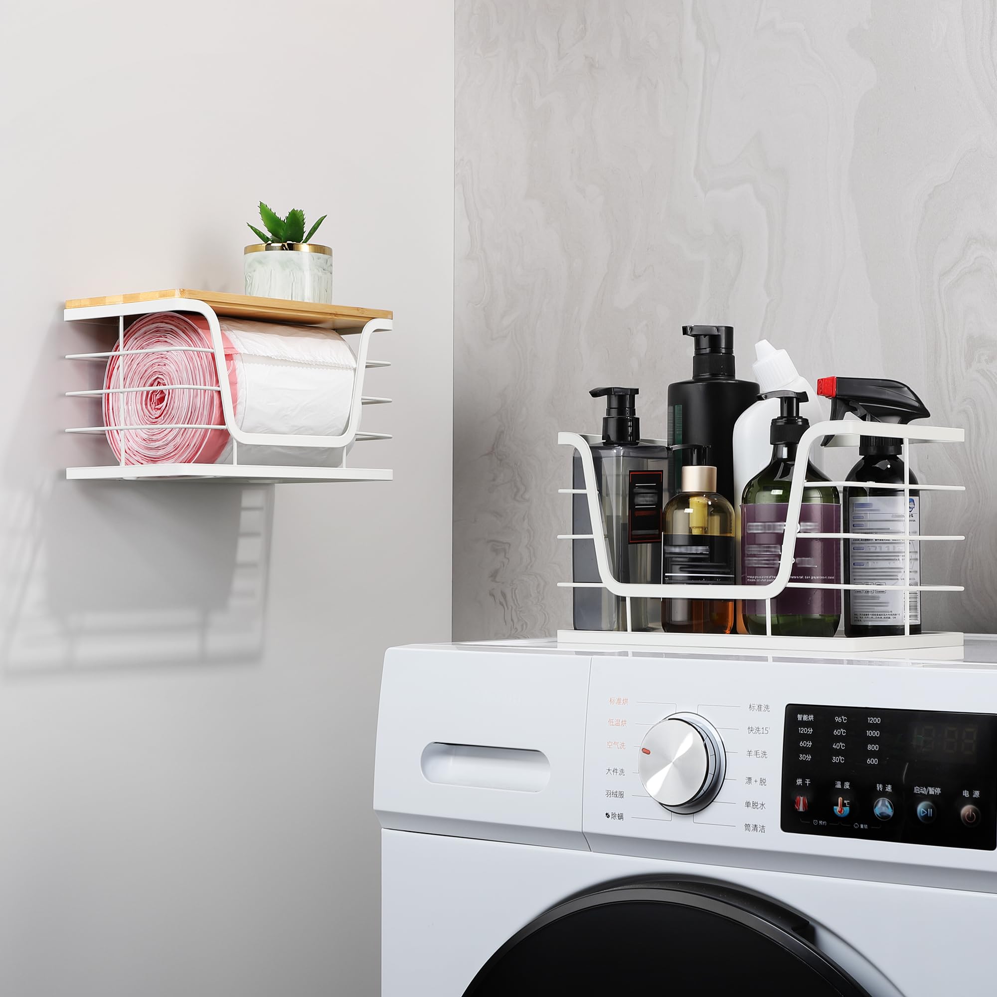 ALOCEO stackable storage bin that saves vertical space in any room.