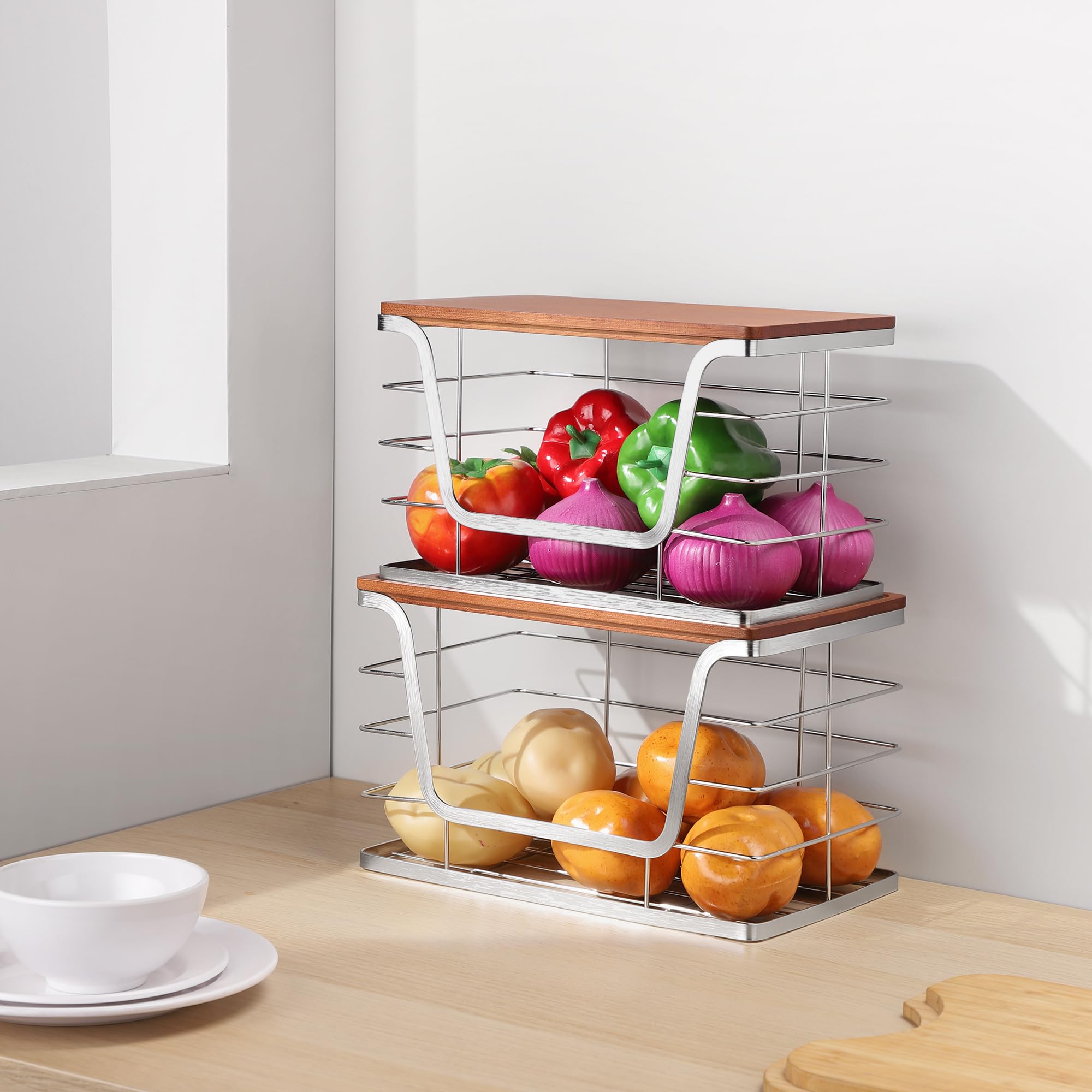 ALOCEO bamboo top lid adds warm natural touch to your space.