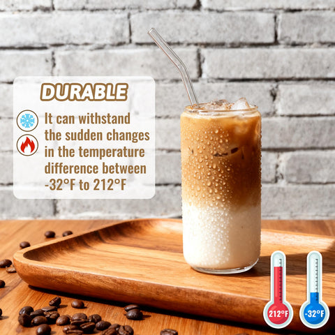 Alotpower borosilicate glasses showing a leak-resistant design for daily use.