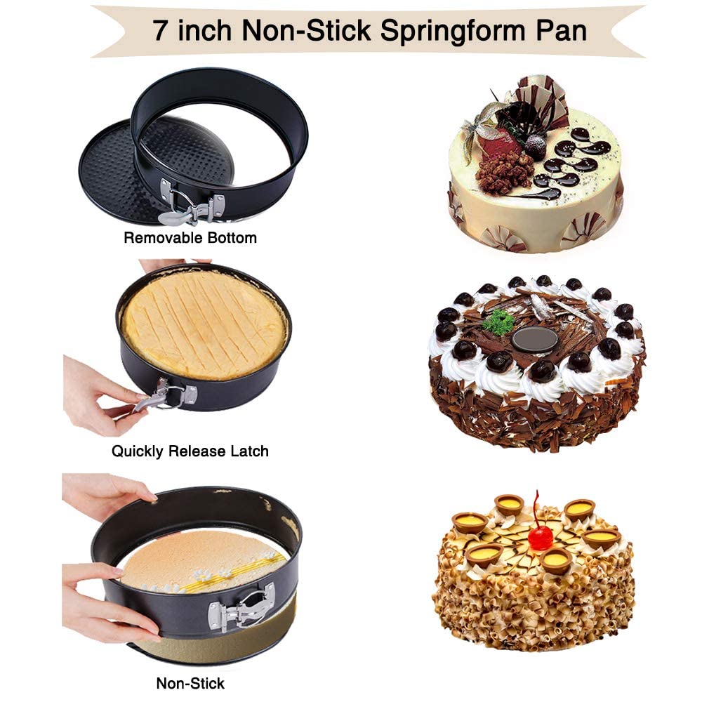 Alpacasso non-stick springform pan keeps cakes release-ready and clean.