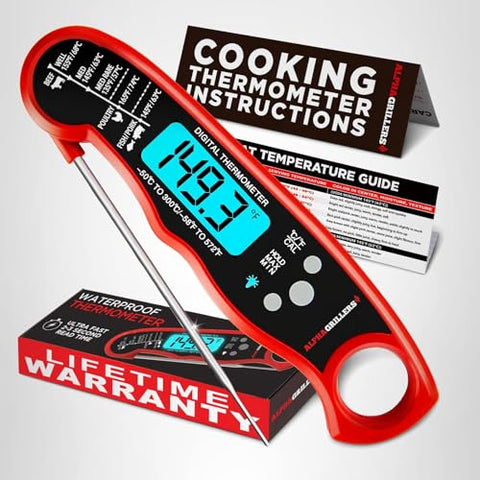 Alpha Grillers thermometer for grill, oven, and deep-fry use.