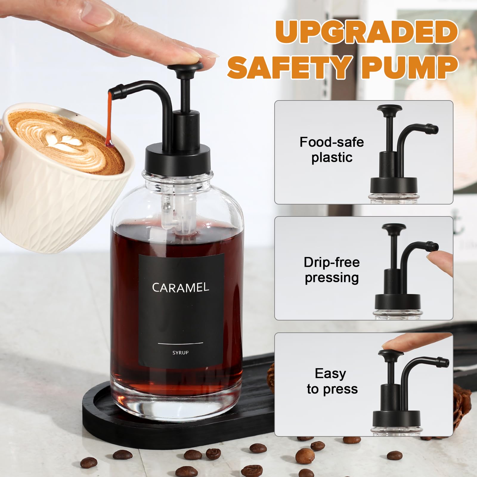 PET coffee stencils from ALPIRIRAL for smooth, reusable latte art