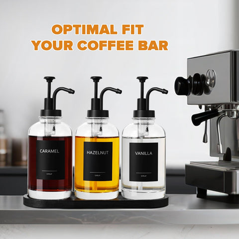 Thickened weighty glass bottle by ALPIRIRAL reduces spills