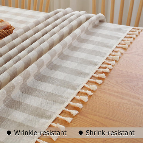 Alsoo outdoor tablecloth for weddings and picnics with rustic charm