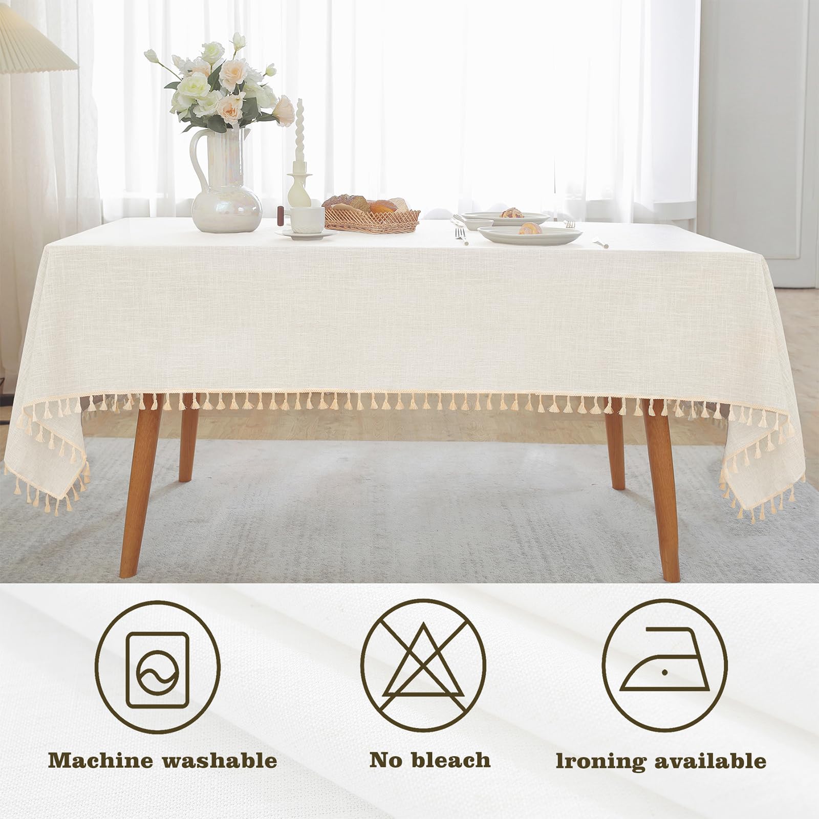 Alsoo ivory dining setup demonstrates versatile home decor use.