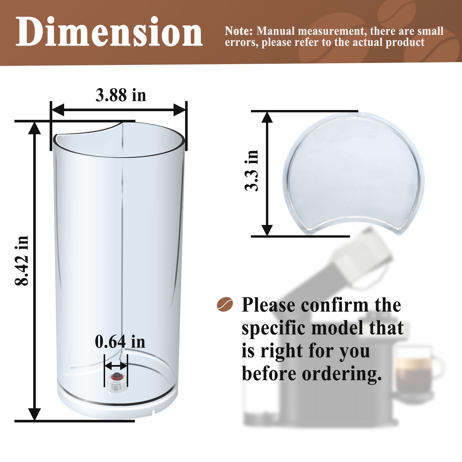 Alsoyixia reservoir replacement for XN910B highlights transparent shell for monitoring.