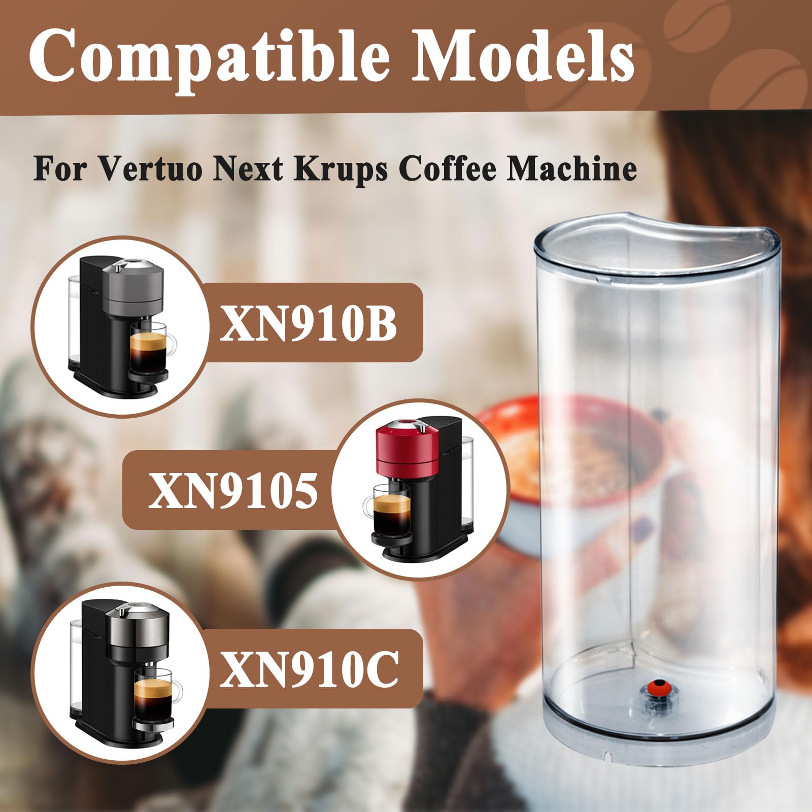 Alsoyixia reservoir replacement XN910C with lid ensures dust protection and clean refills.
