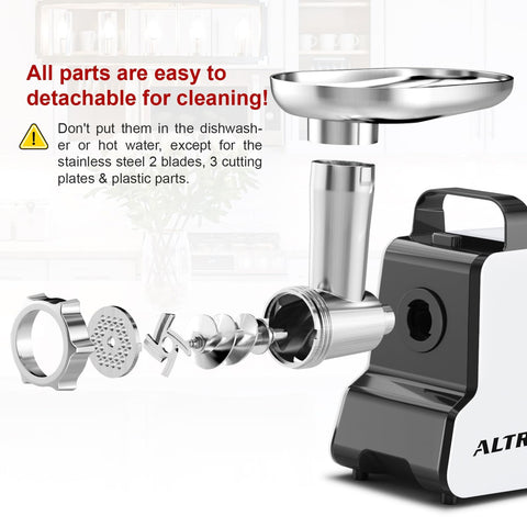 ALTRA LIFE easy-clean parts for quick disassembly and washing