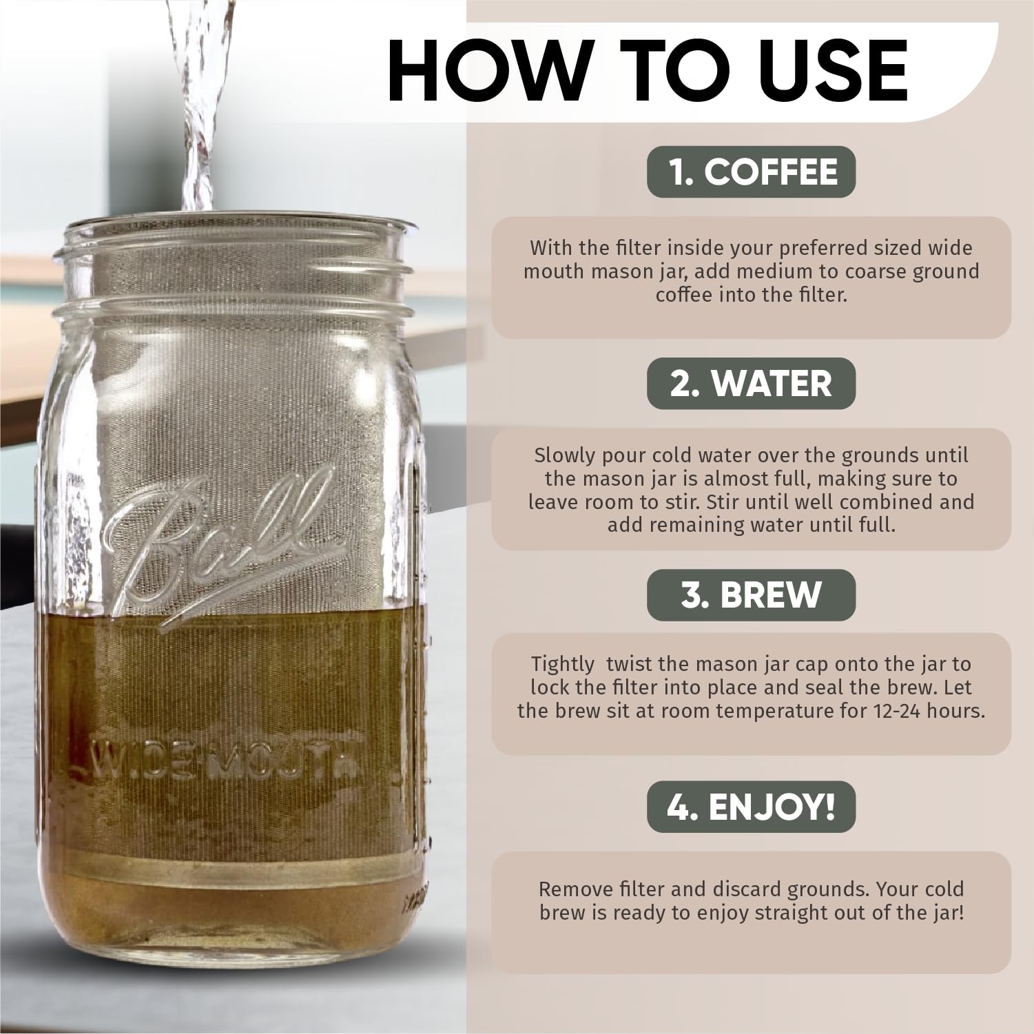 Altura The Tube offers customizable brew options for strength